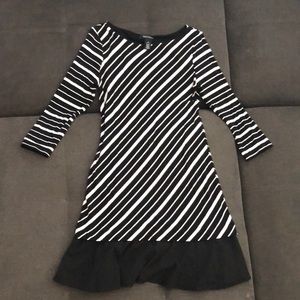 White and Black dress